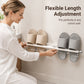 Extendable Bathroom Slipper Rack & Towel Holder