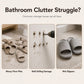 Extendable Bathroom Slipper Rack & Towel Holder
