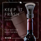 🍷 2-in-1 Wine Saver with Vacuum Pump & Sealer – Preserves Freshness & Aroma
