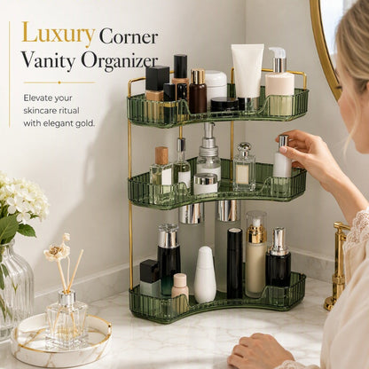 3-Tier Corner Bathroom Counter Organizer